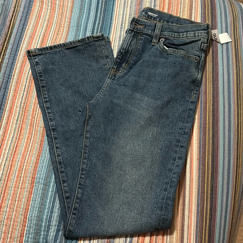 NWT Old Navy boys boot cut jeans